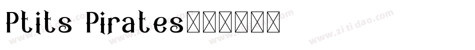 Ptits Pirates字体转换